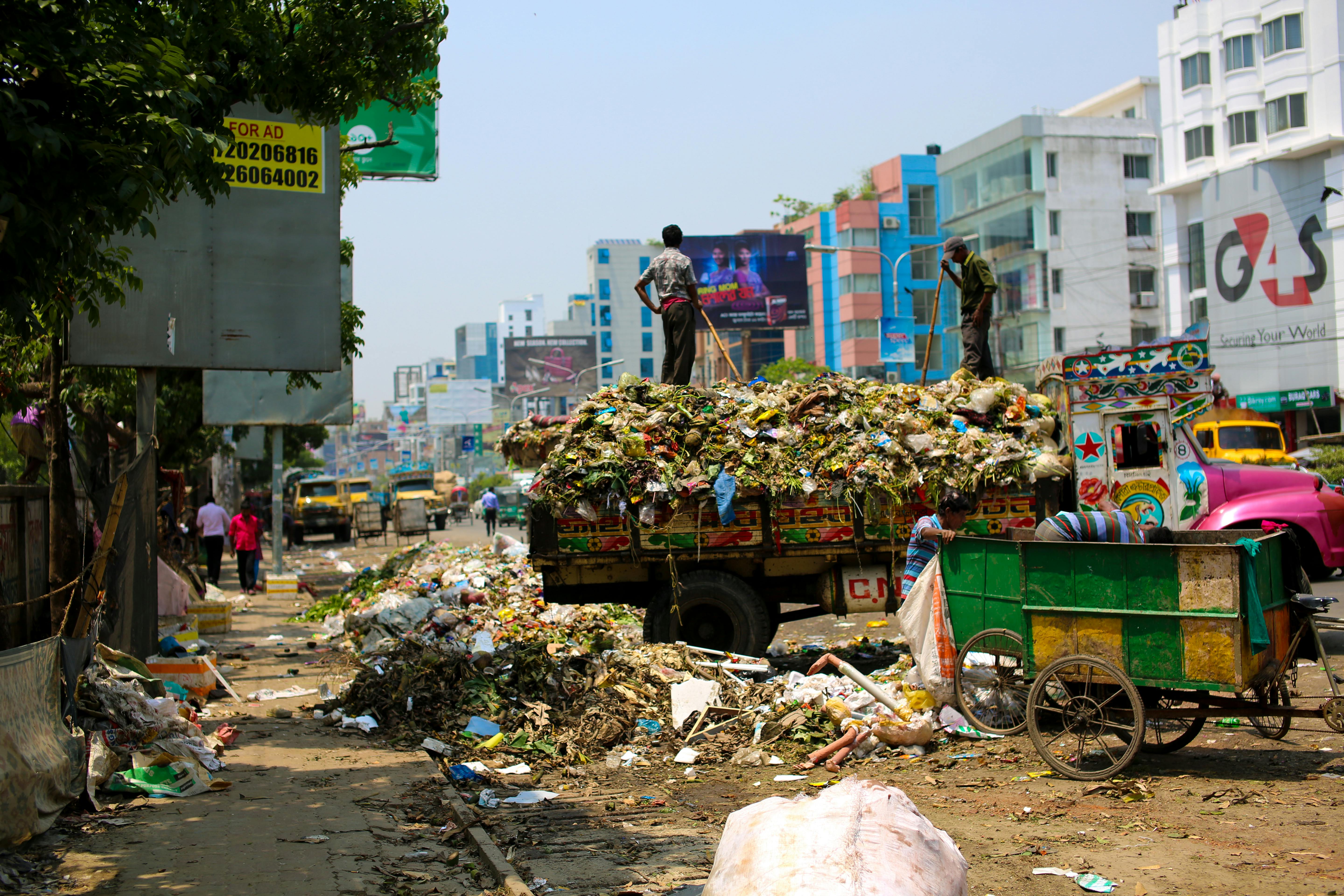 Waste Dumping Site in Dhaka